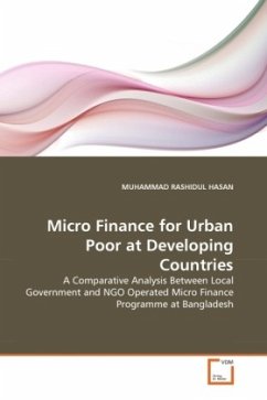 Micro Finance for Urban Poor at Developing Countries