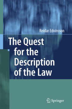 The Quest for the Description of the Law - Edvinsson, Reidar