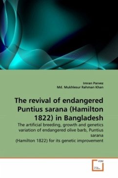 The revival of endangered Puntius sarana (Hamilton 1822) in Bangladesh - Parvez, Imran;Mukhlesur Rahman Khan, Md.