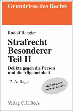 Strafrecht, besonderer Teil - Rengier, Rudolf