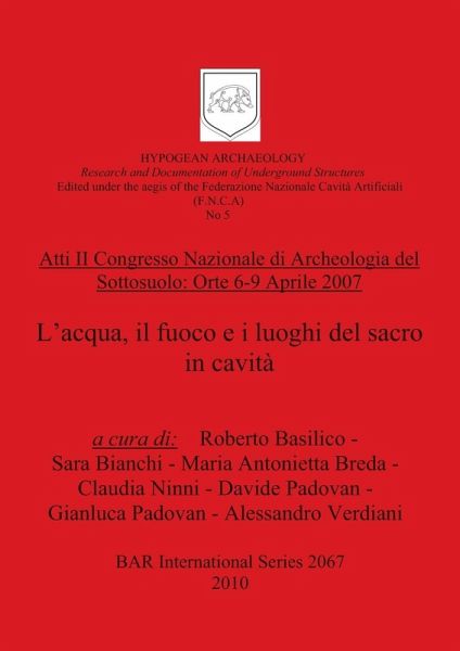 Atti II Congresso Nazionale di Archeologia del Sottosuolo