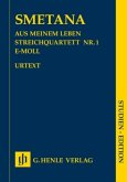 Aus meinem Leben, Streichquartett Nr.1 e-Moll, Studienpartitur