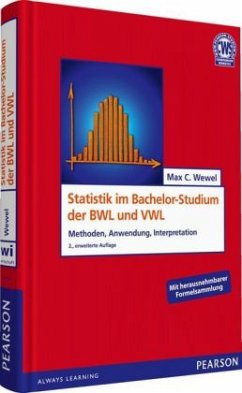 Statistik im Bachelor-Studium der BWL und VWL, m. Formelsammlung - Wewel, Max C.