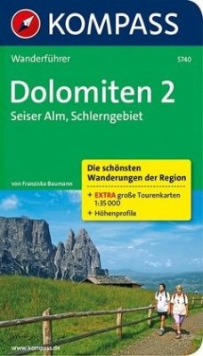 Kompass Wanderführer Dolomiten - Baumann, Franziska