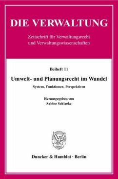 Umwelt- und Planungsrecht im Wandel.