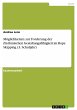 Möglichkeiten zur Forderung der... - Bild 1
