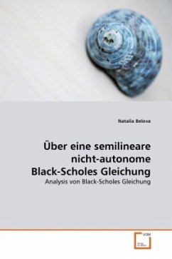 Über eine semilineare nicht-autonome Black-Scholes Gleichung