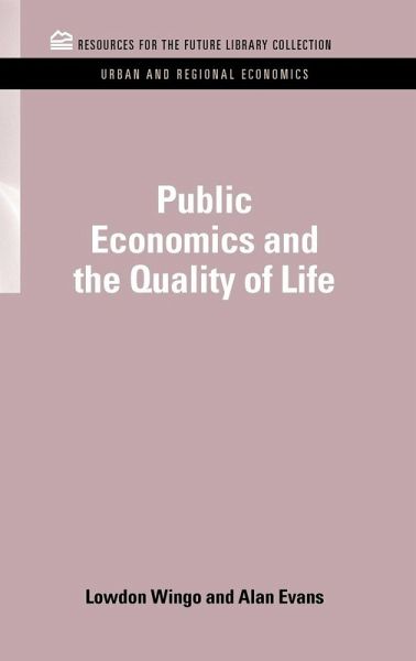 Public Economics and the Quality of Life Public Economics and the Quality of Life