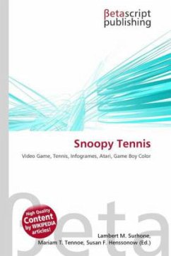 Cover Snoopy Tennis