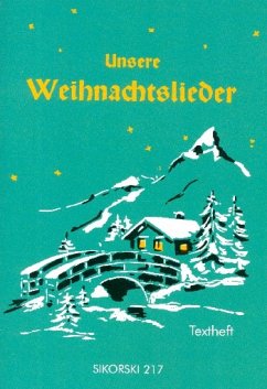 Cover Unsere Weihnachtslieder. Textheft