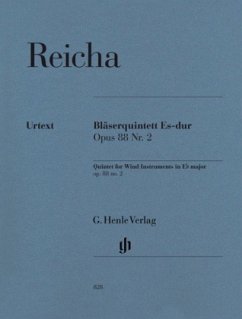 Bläserquintett Es-Dur op.88 Nr.2, Stimmensatz - Anton Reicha - Bläserquintett Es-dur op. 88 Nr. 2