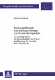 Änderungsklauseln in Anstellungsverträgen von Vorstandsmitgliedern