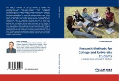Research Methods for College and University Students - Kasomo, Rt.Rev.Daniel W