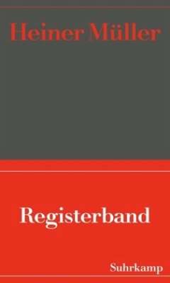 Registerband / Werke - Müller, Heiner