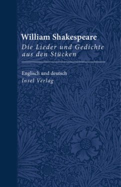 Die Lieder und Gedichte aus den Stücken - Shakespeare, William