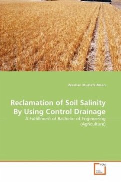 Reclamation of Soil Salinity By Using Control Drainage