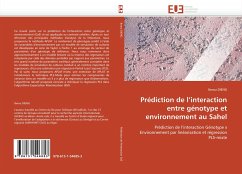 Prédiction de l''interaction entre génotype et environnement au Sahel - DIENG, Ibnou