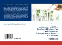 Antioxidant and Other Beneficent Effects of Free and Conjugated Phytostreroids of Solanum and Withania