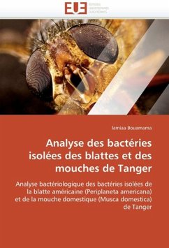 Analyse Des Bactéries Isolées Des Blattes Et Des Mouches de Tanger - Bouamama, lamiaa