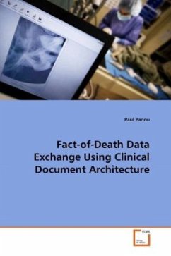 Fact-of-Death Data Exchange Using Clinical Document Architecture
