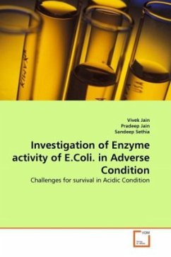 Investigation of Enzyme activity of E.Coli. in Adverse Condition - Jain, Vivek;Jain, Pradeep;Sethia, Sandeep