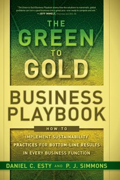 The Green to Gold Business Playbook - Esty, Daniel C.; Simmons, P. J.