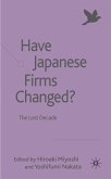 Have Japanese Firms Changed?