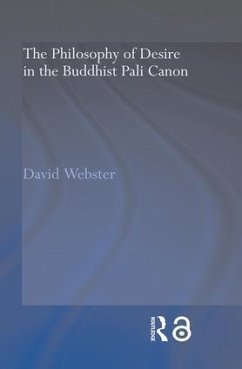 The Philosophy of Desire in the Buddhist Pali Canon - Webster, David M a C E