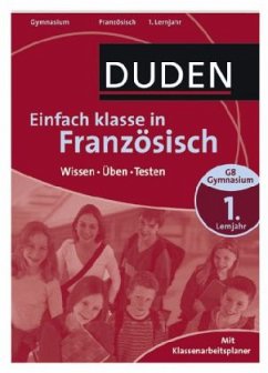 Cover Duden Einfach klasse in Französisch, 1. Lernjahr m. Audio-CD