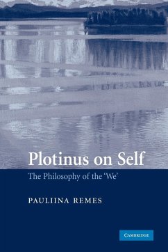 Plotinus on Self - Remes, Pauliina