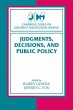 Judgments, Decisions, and Public Policy - Bild 1