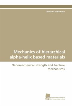 Cover Mechanics of hierarchical alpha-helix based materials