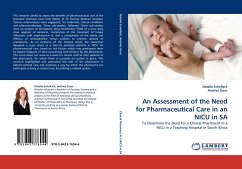 An Assessment of the Need for Pharmaceutical Care in an NICU in SA