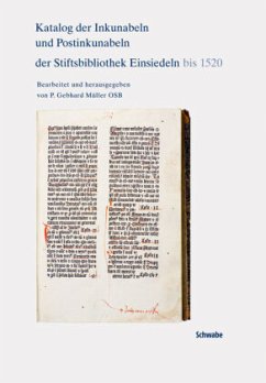 Cover Katalog der Inkunabeln und Postinkunabeln der Stiftsbibliothek Einsiedeln bis 1520