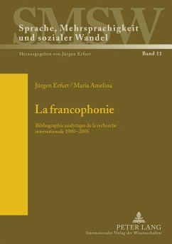 La francophonie - Erfurt, Jürgen;Amelina, Maria