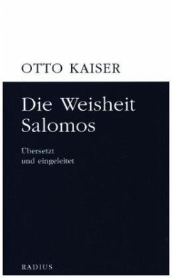 Die Weisheit Salomos - Kaiser, Otto