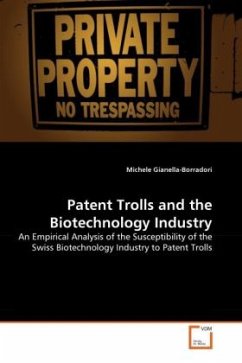 Patent Trolls and the Biotechnology Industry