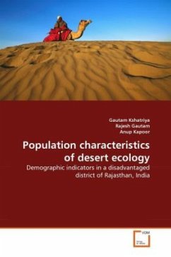 Population characteristics of desert ecology