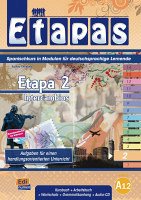 Cover Intercambios - Kursbuch + Arbeitsbuch + Wortschatz + Grammatiktraining + Audio-CD / Etapas 2