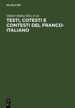Cover Testi, cotesti e contesti del franco-italiano