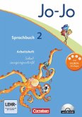 Jo-Jo Sprachbuch - Aktuelle allgemeine Ausgabe. 2. Schuljahr - Arbeitsheft in Schulausgangsschrift mit CD-ROM