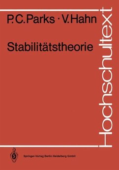 Stabilitätstheorie - Parks, P. C.;Hahn, V.