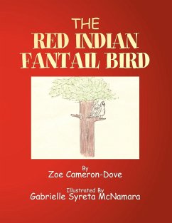 The Red Indian Fantail Bird