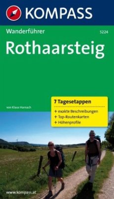 Kompass Wanderführer Rothaarsteig - Harnach, Klaus