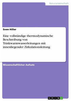 Eine vollständige thermodynamische Beschreibung von Trinkwarmwasserleitungen mit innenliegender Zirkulationsleitung - Hiller, Sven