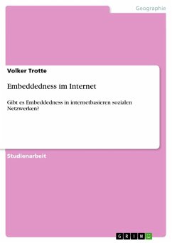 Embeddedness im Internet - Trotte, Volker
