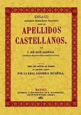 Apellidos castellanos : ensayo etimológico filológico