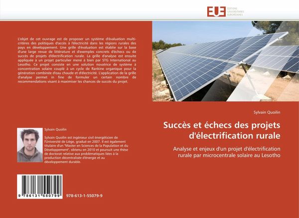 Succès et échecs des projets d''électrification rurale Succès et échecs des projets d''électrification rurale