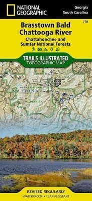 Brasstown Bald, Chattooga River Map [Chattahoochee and Sumter National Forests] - National Geographic Maps