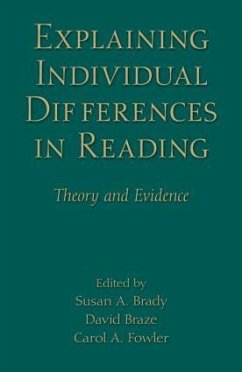 Explaining Individual Differences in Reading